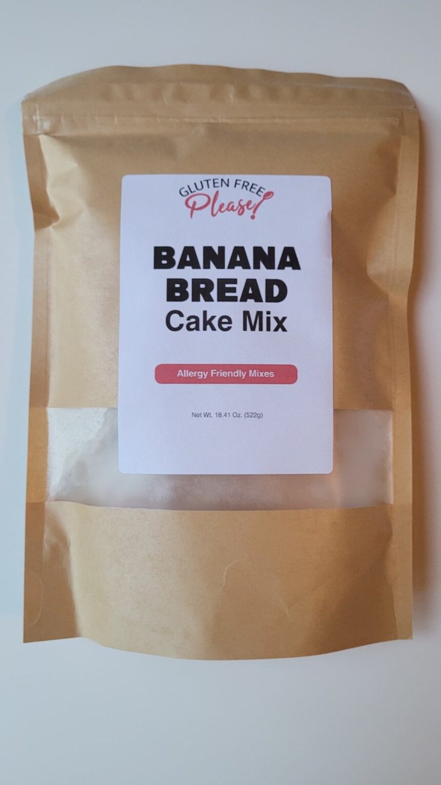 banana bread with gluten free cake mix